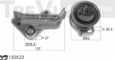 TREVI AUTOMOTIVE kd1347 -  Комплект ремня ГРМ